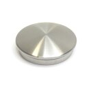Edelstahl Endkappe V2A 42,4x2mm leicht gewölbt