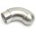 Edelstahl Endkappe V2A 42,4x2mm 90° Bogen rund