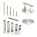 Ronde seitliche Montage 10mm bis 100mm Wandabstand 1x...
