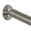 Geländer mit Wandanschluss Zum Einbetonieren Bauhöhe 1000mm Handlaufträger Trägerplatte Länge 700mm mit 1 Pfosten