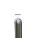 Edelstahl Pfosten V2A Brüstung Bauhöhe 200mm Aufmontage Kugelring Gelenkstift
